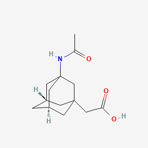 2-[(1r,3s,5R,7S)-3-acetamidoadamantan-1-yl]acetic acid