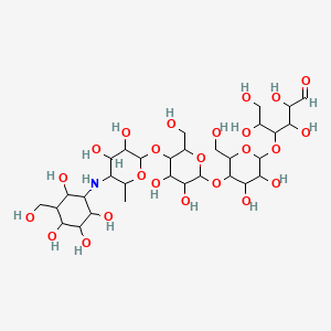 molecular formula C31H55NO24 B1204998 Oligostatin C CAS No. 78025-06-6