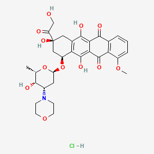 B1204999 Morpholinodoxorubicin CAS No. 89196-04-3