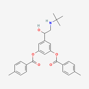 molecular formula C28H31NO5 B1205002 Tobuterol CAS No. 75626-99-2