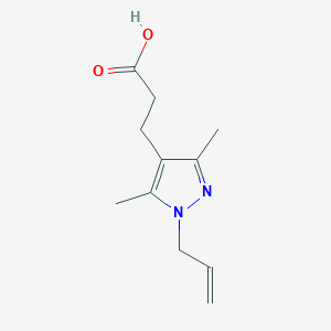 3-(1-Allyl-3,5-dimethyl-1H-pyrazol-4-yl)-propionic acid