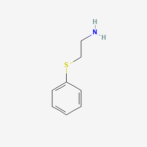 molecular formula C8H11NS B1205008 2-(苯硫基)乙胺 CAS No. 2014-75-7