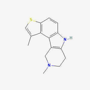 molecular formula C15H16N2S B1205011 Tienocarbine CAS No. 75458-65-0