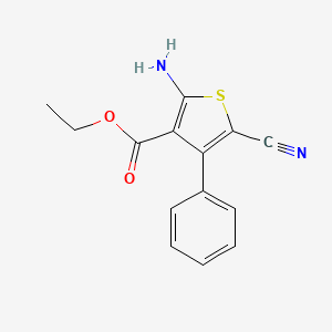 Ethyl 2-amino-5-cyano-4-phenylthiophene-3-carboxylate