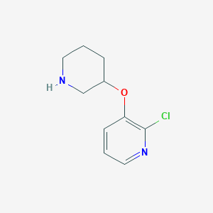 2-Chloro-3-pyridinyl 3-piperidinyl ether