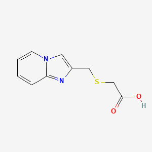 [(Imidazo[1,2-a]pyridin-2-ylmethyl)thio]acetic acid