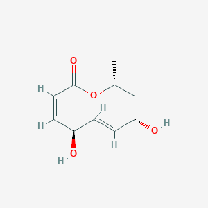 molecular formula C10H14O4 B1205026 Modiolide A 