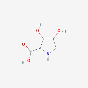 molecular formula C5H9NO4 B1205037 3,4-Dihydroxyproline 