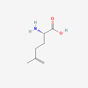 molecular formula C7H13NO2 B1205045 2-Amino-5-methyl-5-hexenoic acid CAS No. 73322-75-5