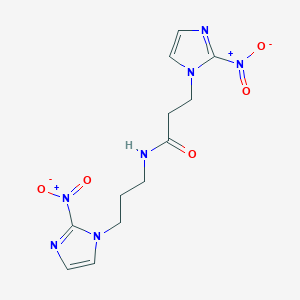 B120505 3-(2-nitroimidazol-1-yl)-N-[3-(2-nitroimidazol-1-yl)propyl]propanamide CAS No. 154094-88-9