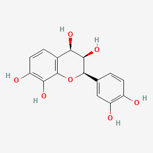 molecular formula C15H14O7 B1205053 美拉卡西丁 CAS No. 38081-16-2