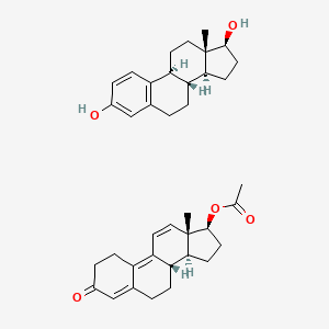 molecular formula C38H48O5 B1205055 Revalor CAS No. 39450-18-5