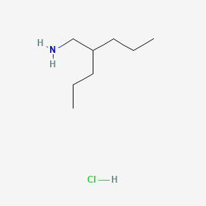 molecular formula C8H20ClN B1205056 2-Propylpentylamine hydrochloride CAS No. 40755-21-3