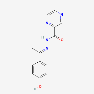 N'-(1-(4-Hydroxyphenyl)ethylidene)-2-pyrazinecarbohydrazide