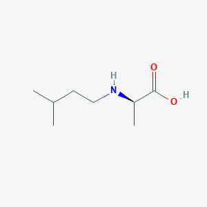 (2R)-2-[(3-Methylbutyl)amino]propanoic acid