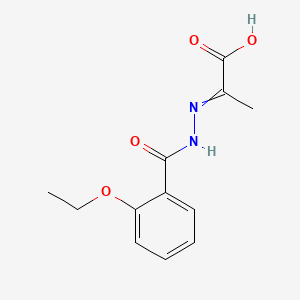 molecular formula C12H14N2O4 B1205073 Ruvazone CAS No. 20228-27-7