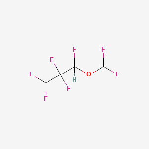 molecular formula C4H3F7O B1205079 Difluoromethyl 1,2,2,3,3-pentafluoropropyl ether CAS No. 35042-98-9