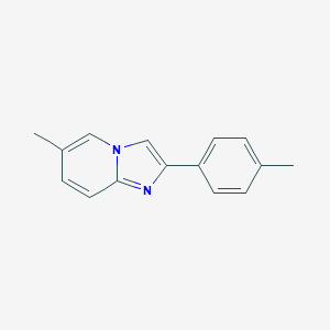 molecular formula C15H14N2 B120508 6-甲基-2-对甲苯基咪唑并[1,2-a]吡啶 CAS No. 88965-00-8