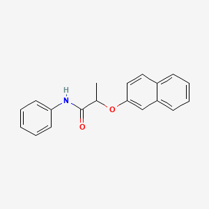 molecular formula C19H17NO2 B1205083 Naproanilide CAS No. 52570-16-8