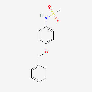 N-(4-phenylmethoxyphenyl)methanesulfonamide