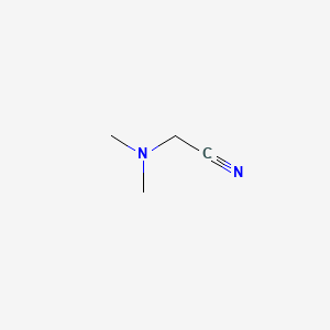 molecular formula C4H8N2 B1205105 Dimethylaminoacetonitrile CAS No. 926-64-7