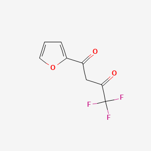 molecular formula C8H5F3O3 B1205112 2-Furoyltrifluoroacetone CAS No. 326-90-9