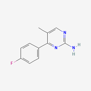 4-(4-Fluorophenyl)-5-methyl-2-pyrimidinamine