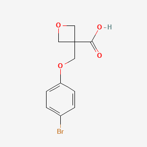 3-(4-Bromo-phenoxymethyl)-oxetane-3-carboxylic acid