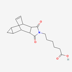 6-(1,3-dioxooctahydro-4,6-ethenocyclopropa[f]isoindol-2(1H)-yl)hexanoic acid