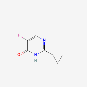 2-Cyclopropyl-5-fluoro-6-methyl-4-pyrimidinol