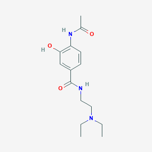 molecular formula C15H23N3O3 B1205122 N-乙酰-3-羟基普鲁卡因胺 CAS No. 79048-58-1
