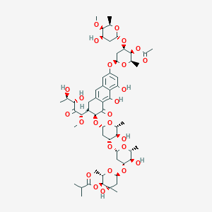 molecular formula C58H84O26 B1205136 橄榄霉素 A CAS No. 6988-58-5