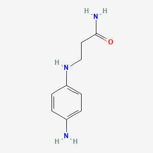 3-[(4-Aminophenyl)amino]propanamide