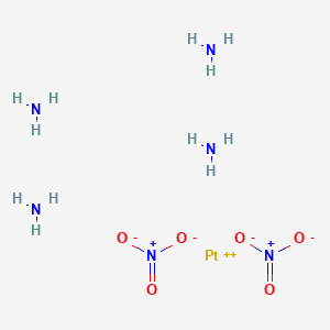 molecular formula H12N6O6Pt B1205162 四氨合铂(II)硝酸盐 CAS No. 20634-12-2