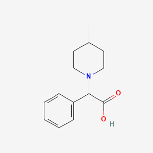 2-(4-Methylpiperidin-1-yl)-2-phenylacetic acid