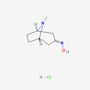 (1R,5S,E)-8-methyl-8-azabicyclo[3.2.1]octan-3-one oxime hydrochloride