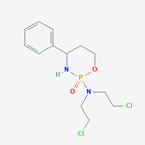 molecular formula C13H19Cl2N2O2P B1205170 2H-1,2-Oxazaphosphorin-2-amine, N,N-bis(2-chloroethyl)tetrahydro-4-phenyl-, 2-oxide 