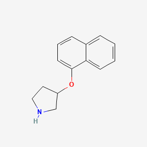 3-(Naphthalen-1-yloxy)pyrrolidine