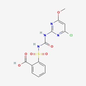 molecular formula C13H11ClN4O6S B1205186 Chlorimuron CAS No. 99283-00-8
