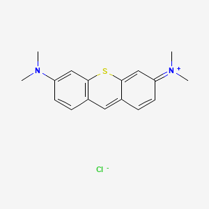 molecular formula C17H19ClN2S B1205198 Thiopyronine CAS No. 2412-14-8