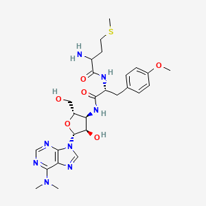 molecular formula C27H38N8O6S B1205207 Methionylpuromycin CAS No. 6042-08-6