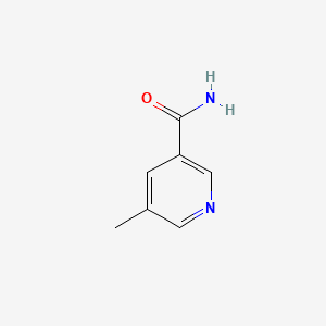 molecular formula C7H8N2O B1205210 5-メチルニコチンアミド CAS No. 70-57-5