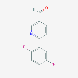 6-(2,5-Difluorophenyl)nicotinaldehyde