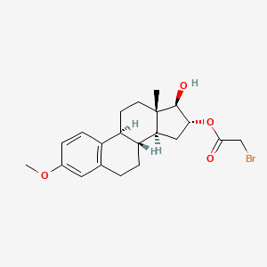 molecular formula C21H27BrO4 B1205212 16alpha-Bromoacetoxyestradiol-3-methyl ether CAS No. 57456-71-0