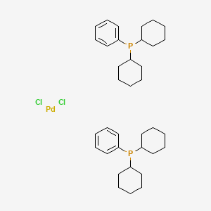 Dichlorobis(dicyclohexylphenylphosphine)palladium(II)