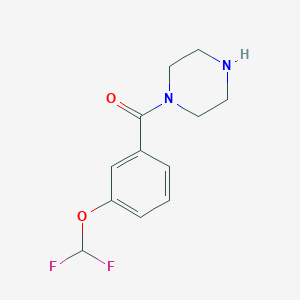 1-[3-(Difluoromethoxy)benzoyl]piperazine