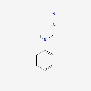 molecular formula C8H8N2 B1205223 2-(Phenylamino)acetonitrile CAS No. 3009-97-0