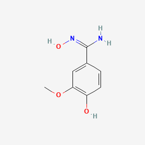 N',4-Dihydroxy-3-methoxybenzimidamide