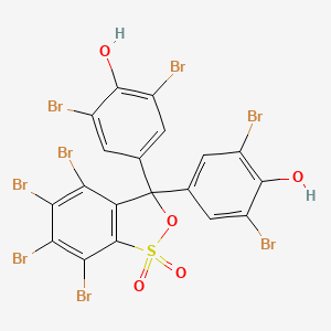 molecular formula C19H6Br8O5S B1205227 Tetrabromophenol blue CAS No. 4430-25-5