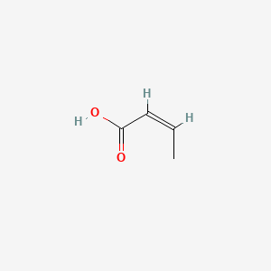 molecular formula C4H6O2 B1205236 异丁烯酸 CAS No. 503-64-0